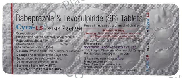 Cyra LS 75/20mg Tablet SR 10s