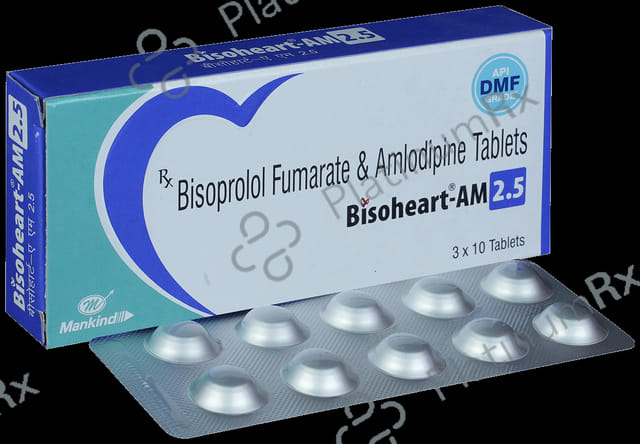 Bisoheart AM 2.5/5mg Tablet 10s