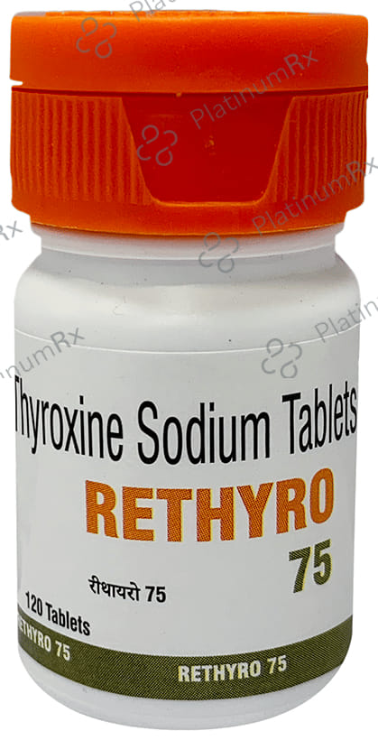 Rethyro 75mcg Tablet 120s