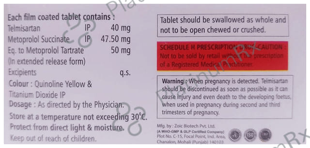 Evetel-M 50 Tablet ER