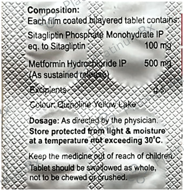 Qsita M 100/500mg Tablet SR 15s