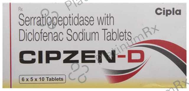Cipzen D 50/10mg Tablet 10s