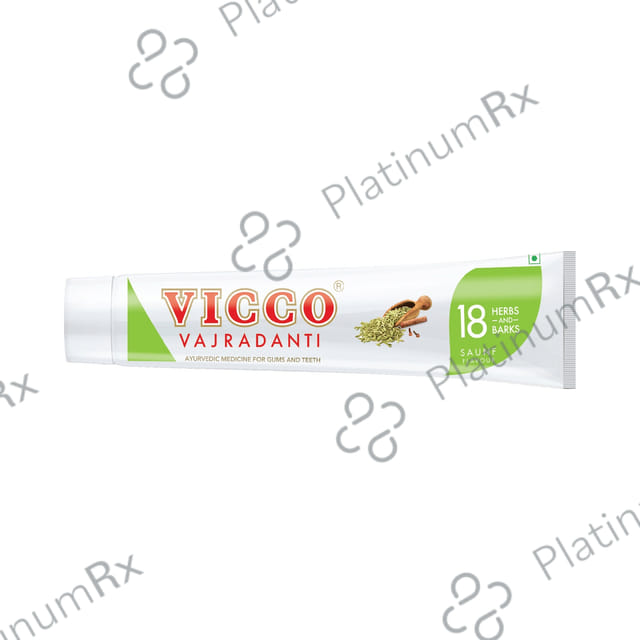 Vicco Vajradanti Ayurvedic Medicine for Healthy Gums and Teeth - Saunf 200 gm