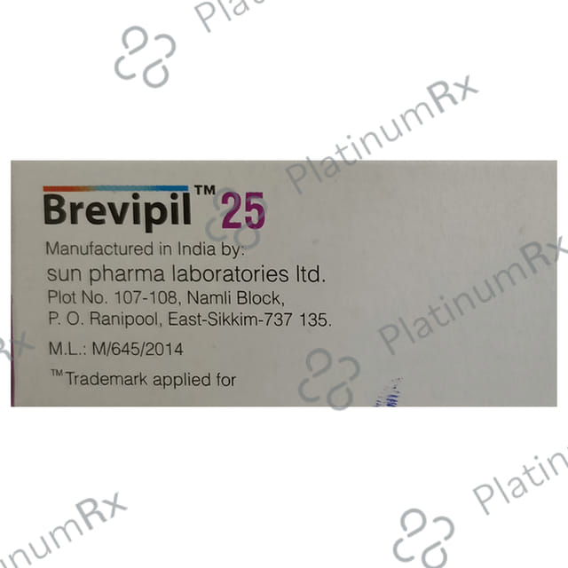Brevipil 25mg Tablet 10s
