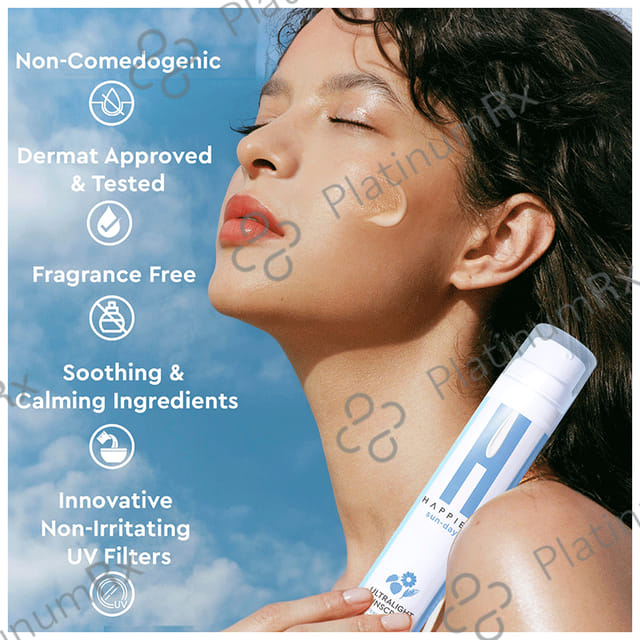 Happier Sun Days Ultralight Sunscreen Gel SPF 50 PA++++ Cream 50ml