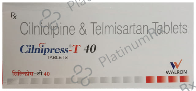 Cilnipress T 40/10mg Tablet 10s