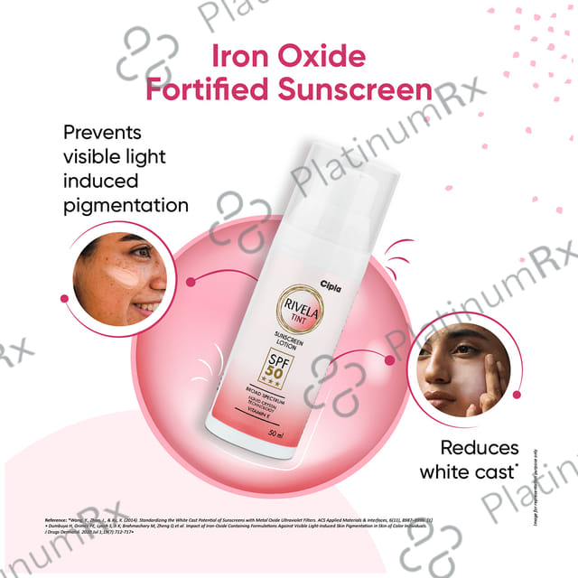 Rivela Tint SPF 50 Sunscreen Lotion 50ml