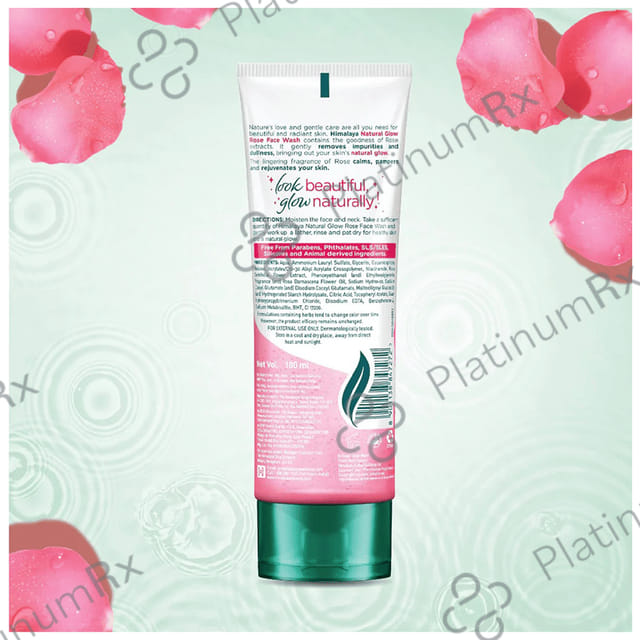 Himalaya Natural Glow Rose Face Wash 100ml