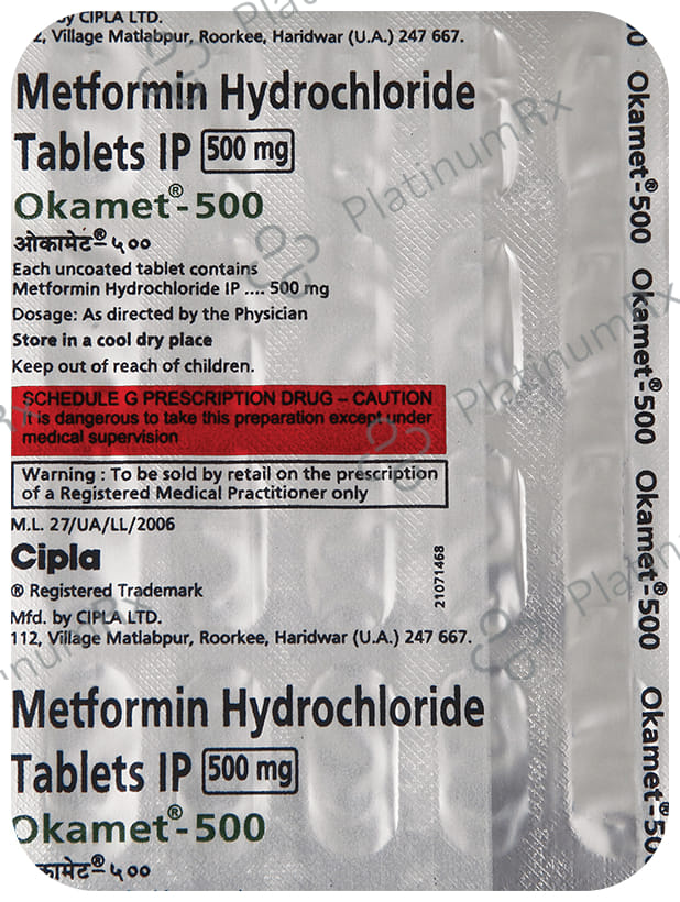 Okamet 500mg Tablet 20s