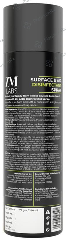 ZM Labs Surface & Air Disinfectant Spray