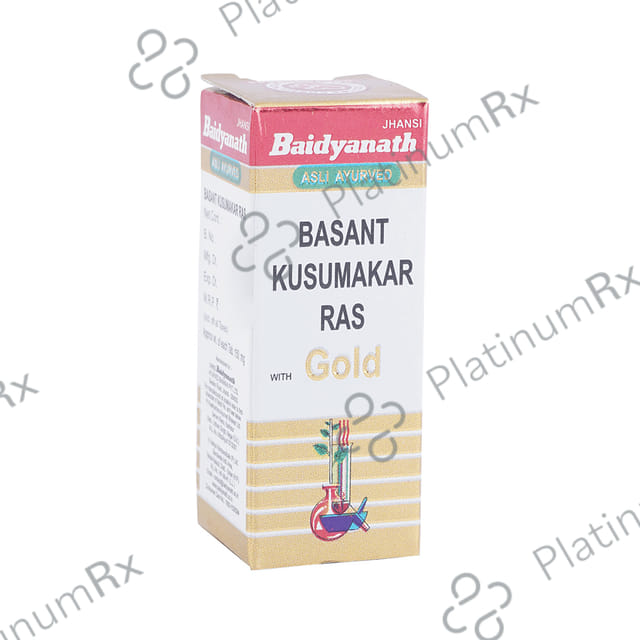 Baidyanath (Jhansi) Basant Kusumakar Ras with Gold Tablet 10 tablets