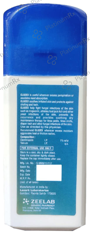 Clozex 1% Dusting Powder 75gm