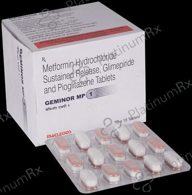 Geminor MP 1/500/15mg Tablet SR 15s