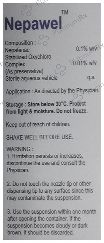 Nepawel 0.1% Eye Drop 5ml