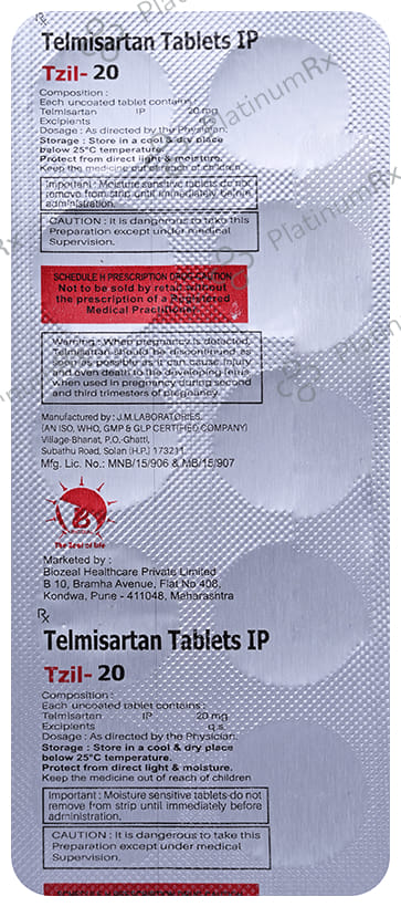 Tzil 20 Tablet