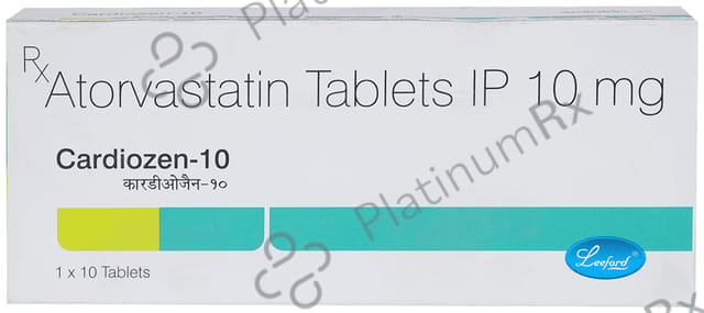 Cardiozen 10mg Tablet 10s