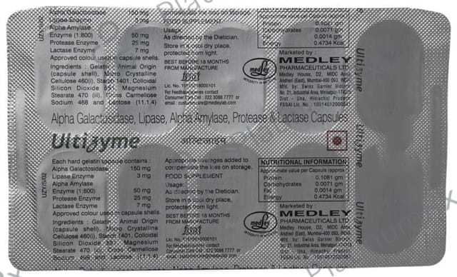 Ultizyme Capsule 10s