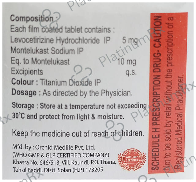 Omfast 5/10mg M Tablet 10s