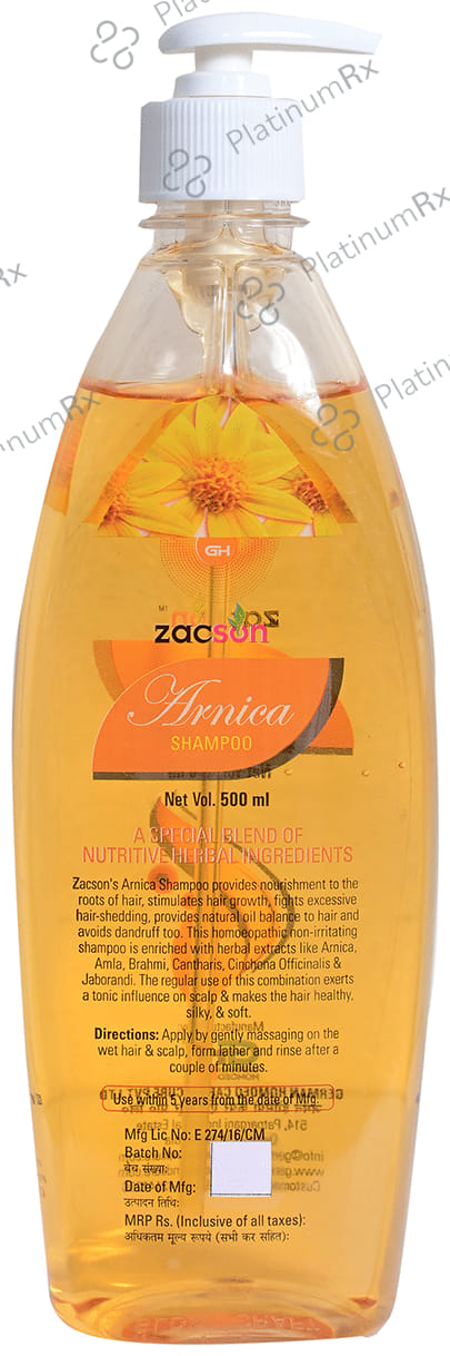 Zacson Arnica Shampoo 500 ml
