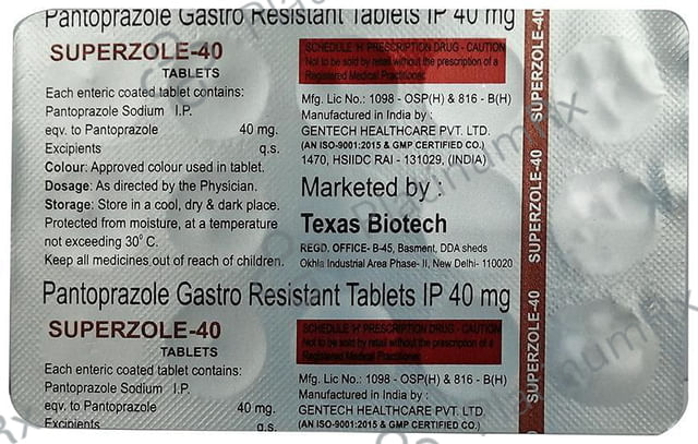 Superzole 40 Tablet
