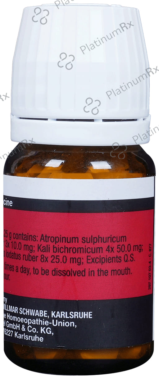 Dr Willmar Schwabe Germany Tonsiotren Tablet