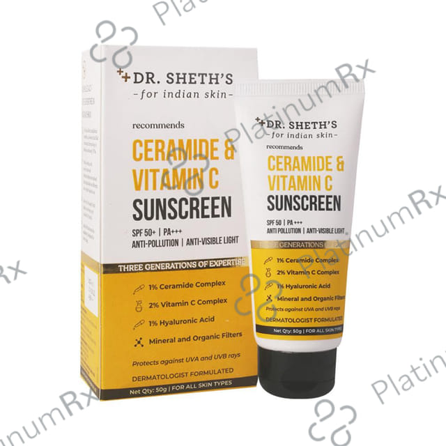Dr. Sheth's Ceramide & Vitamin C Sunscreen 50gm
