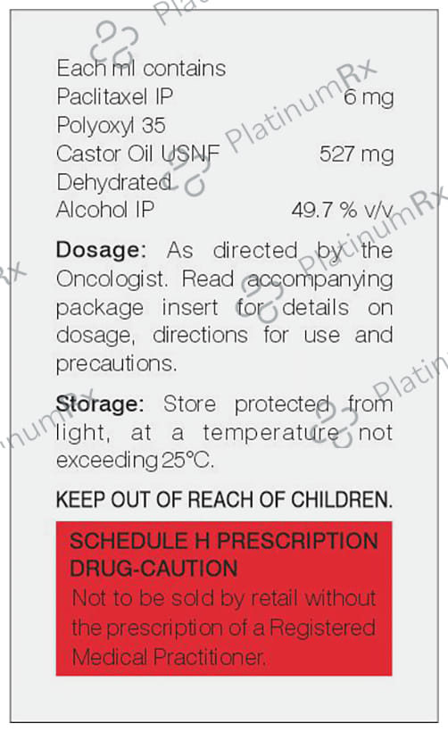 Pacliwel 30mg Injection 5ml