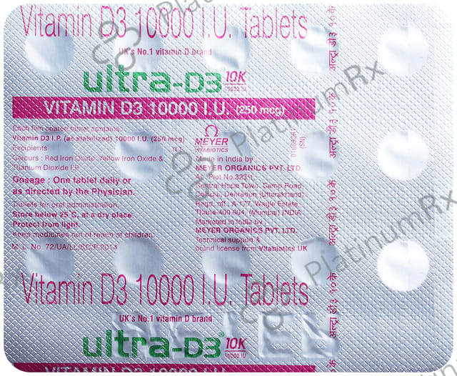 Ultra D3 10K Tablet 15s