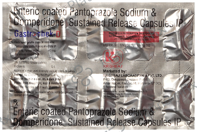 Gastrochek D 30mg/40mg Capsule