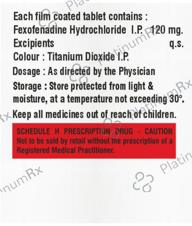 Fexotwist 120mg Tablet 10s