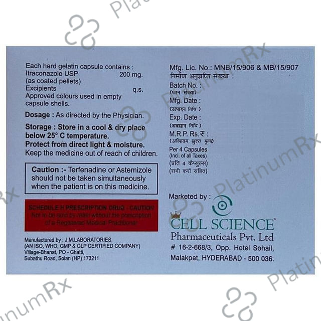 Sporacell 200 Capsule