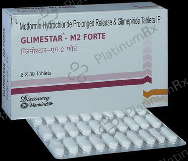 Glimestar M 2/1000mg Forte Tablet PR 30s