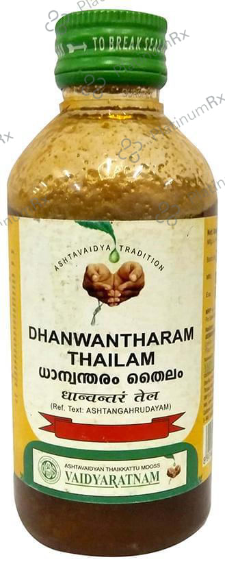 Vaidyaratnam Dhanwantharam Thailam