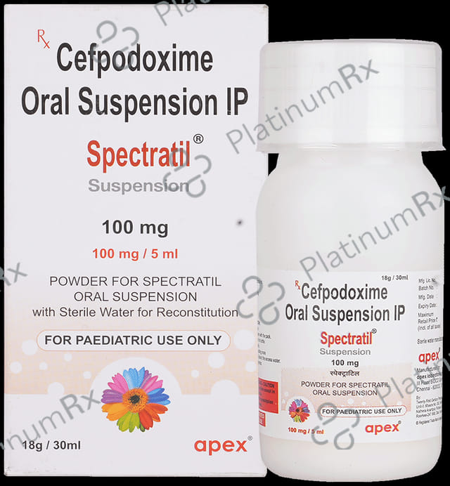 Spectratil 100mg/5ml Syrup