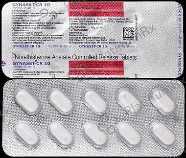 Gynaset CR 10mg Tablet 10s