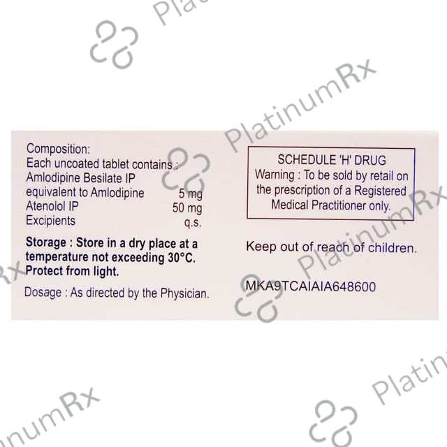 Amlosac AT 5/50mg Tablet 10s