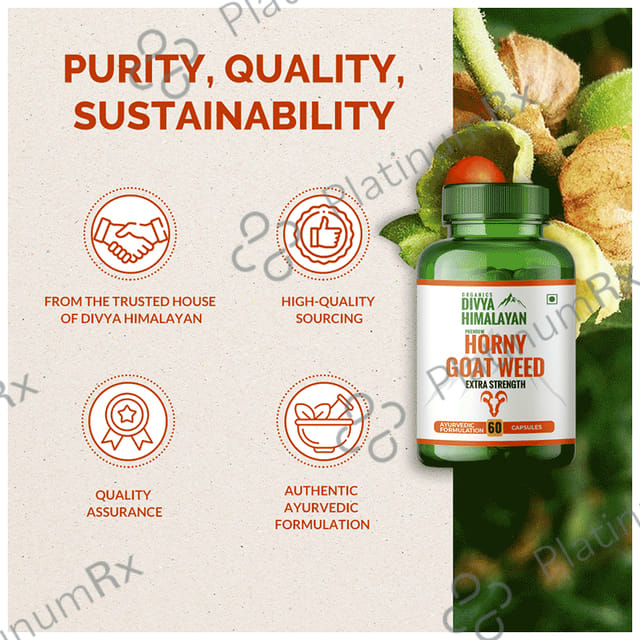 Divya Himalayan Premium Horny Goat Weed Capsule