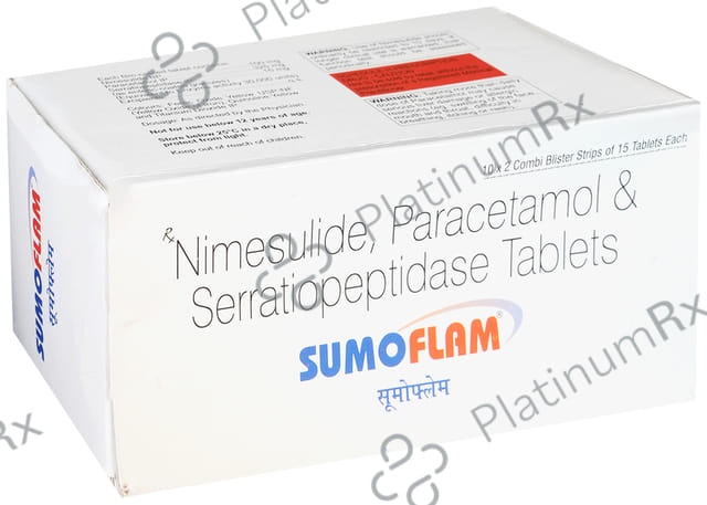 Sumoflam 100/325/15mg Tablet 15s