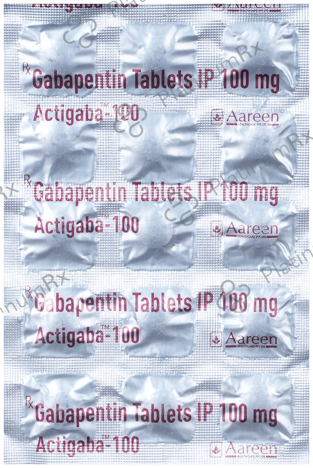 Actigaba 100mg Tablet 15s