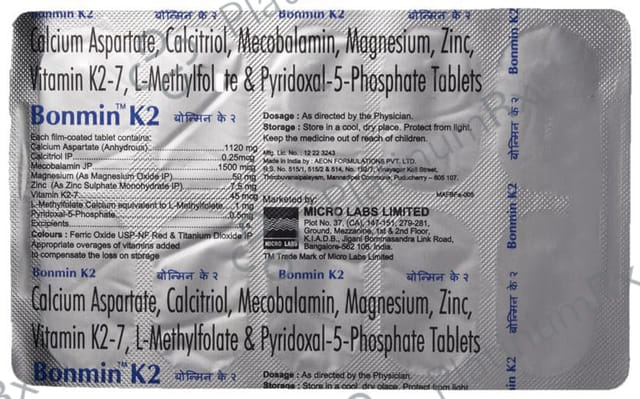 Bonmin K2 Tablet 10s