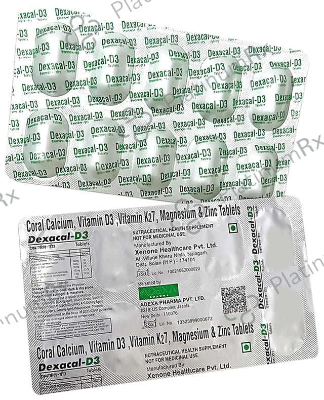 Dexacal D3 Tablet 10s