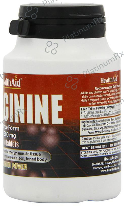 Healthaid L-Arginine 500mg Tablet
