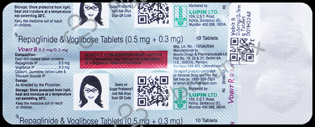 Vobit R 0.5mg/0.3mg Tablet