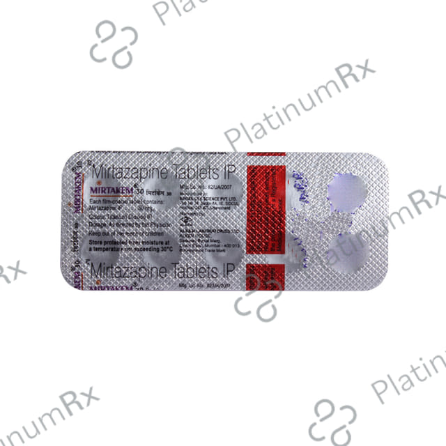 Mirtakem 30mg Tablet