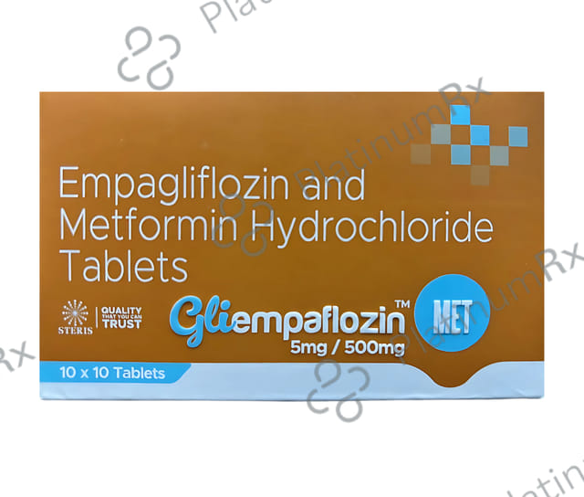 Gliempaflozin Met 5/500mg Tablet 10s