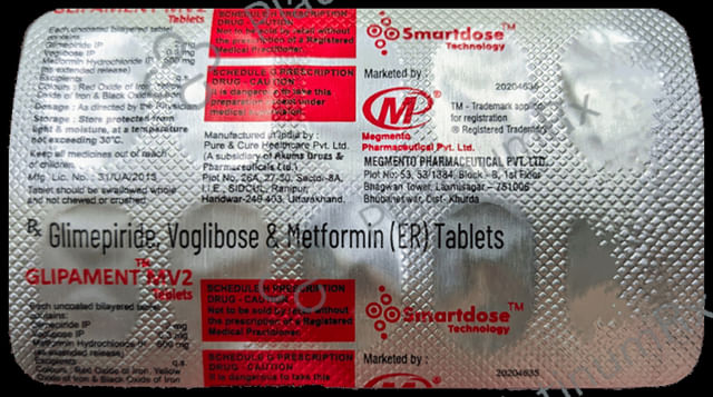Glipament MV 2 Tablet ER