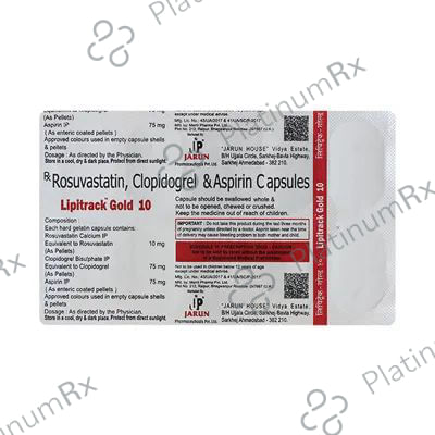 Lipitrack Gold 75/10/75mg Capsule 10s