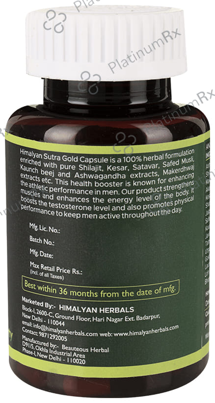 Himalyan Herbals Himalyan Sutra Gold Capsule 15 capsules
