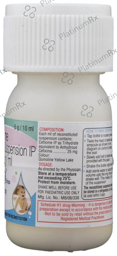 Zifi 25mg Oral Suspension 10ml