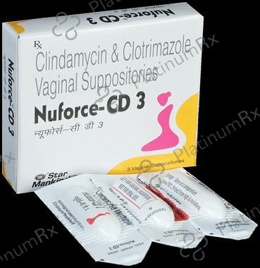 Nuforce CD 300mg Vaginal Suppository 3s